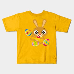 Easter bunny fun Kids T-Shirt